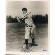 Joe Sewell Autographed New York Yankees 8x10 Photo - BAS COA (Batting)