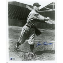 Joe Sewell Autographed Cleveland Indians Black and White 8x10 Photo - BAS COA