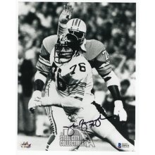 John Banaszak Autographed Pittsburgh Steelers 8x10 Photo - BAS COA