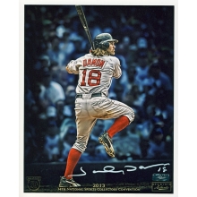 Johnny Damon Autographed Red Sox 8x10 Photo - Panini COA - 2013 National VIP