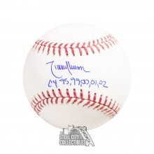 Randy Johnson CY 95,99,00,01,02 Autographed Official MLB Baseball - BAS COA