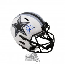 Jimmy Johnson Autographed Cowboys Lunar Eclipse Replica Full-Size Football Helmet - BAS COA