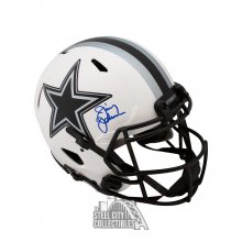 Jimmy Johnson Autographed Cowboys Lunar Eclipse Authentic Full-Size Football Helmet - BAS COA