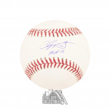 Chipper Jones HOF 18 Autographed Official MLB Baseball - BAS COA