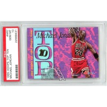 Michael Jordan 1995-96 Hoops Top 10 Basketball Card #AR7 PSA 10