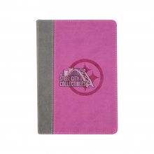 Pittsburgh Steelers Pink Leather Journal