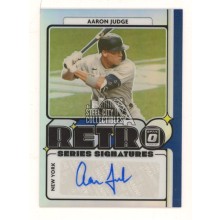 Aaron Judge 2021 Panini Optic Retro Series Holo Autograph Card #RET-AJ