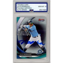 Julio Rodriguez 2020 Bowman's Best JROD Show Autograph Card #TP-15 PSA/DNA 10