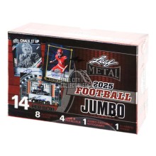 2025 Leaf Metal Football Jumbo Box