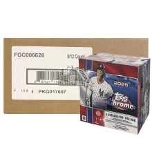 2026 Topps Chrome Baseball Jumbo Hobby 8-Box Case