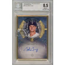 Josh Jung 2020 Bowman Transcendent Autograph Card #BTA-JJ 09/25 BGS 8.5