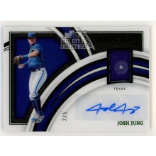 Josh Jung 2022 Panini Immaculate Autograph Patch Card #CIMS-JJ 2/5