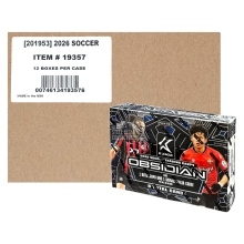 2026 Panini Obsidian K League Soccer Hobby 12-Box Case
