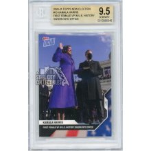 Kamala Harris 2021 Topps Now Presidential Election Card #13 BGS 9.5 Gem Mint