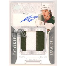 Kirill Kaprizov 2020-21 Upper Deck Exquisite Autograph Rookie Patch Card 60/97