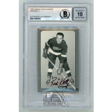 Red Kelly Autographed Pre-Parkie Card /1000 - BAS 10