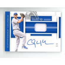 Clayton Kershaw 2020 Panini National Treasures Autograph Jersey Card #GGS-CK 2/2
