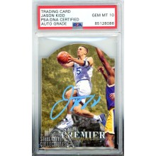 Jason Kidd 1994-95 Upper Deck SP Die Cut Autograph Rookie Card #D2 PSA/DNA 10 (Blue)