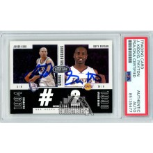 Jason Kidd/Gary Payton 2003-04 Fleer Autograph Card #8 PSA/DNA