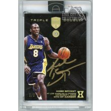 Kobe Bryant 2017-18 Panini Kobe Eminence Triple Double Autograph