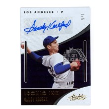 Sandy Koufax 2021 Panini Absolute Iconic Ink Autograph Card #II-SK 5/7