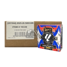 2025-26 Panini Select La Liga Soccer International Hobby 12-Box Case