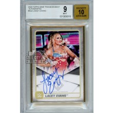 Lacey Evans 2020 Topps Transcendent WWE Autograph Card 21/25 BGS 9