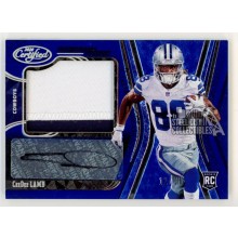 CeeDee Lamb 2020 Panini Certified Blue Autograph Rookie Patch Card #205 12/20