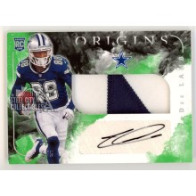 CeeDee Lamb 2020 Panini Origins Green Autograph Rookie Patch Card #108 5/5