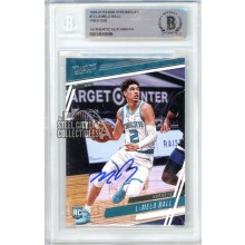LaMelo Ball 2020-21 Panini Chronicles Prestige Autograph Rookie Card #72 BAS