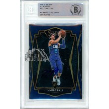 LaMelo Ball 2020-21 Panini Select Blue Retail Autograph Rookie Card #183 BAS