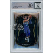 LaMelo Ball 2020-21 Panini Select Autograph Rookie Card #183 BAS 10