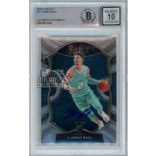 LaMelo Ball 2020-21 Panini Select Autograph Rookie Card #63 BAS 10