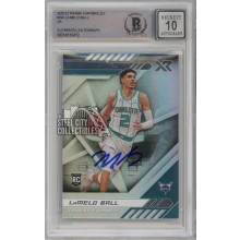 LaMelo Ball 2020-21 Panini Chronicles XR Autograph Rookie Card #290 BAS 10