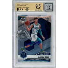 LaMelo Ball 2020-21 Panini Mosaic Deubt Autograph Rookie Card #262 BGS 9.5 BAS 10