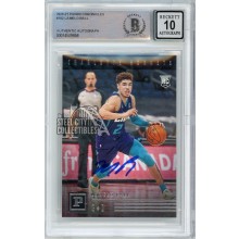 LaMelo Ball 2020-21 Panini Chronicles Autograph Rookie Card #102 BAS 10