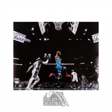 LaMelo Ball Autographed Charlotte Hornets 16x20 Photo - JSA COA (Blue Ink)