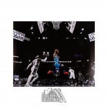 LaMelo Ball Autographed Charlotte Hornets 16x20 Photo - JSA COA (Purple Ink)