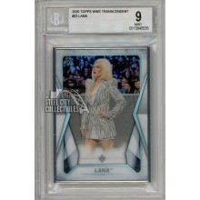 Lana 2020 Topps WWE Transcendent Card #23 /50 BGS 9 Mint