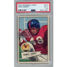 Tom Landry 1952 Bowman Large Card #142 PSA 5.5 EX+