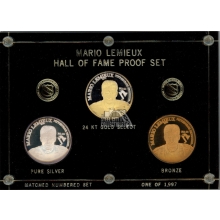 Mario Lemieux Hall Of Fame Proof Coin Set (2 Oz Silver)