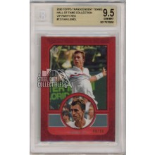 Ivan Lendl 2020 Topps Transcendent VIP Red Card #13 6/10 BGS 9.5 Gem Mint