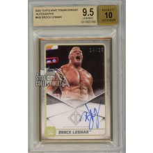 Brock Lesnar 2020 Topps Transcendent WWE Autograph Card 14/25 BGS 9.5