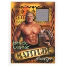 Brock Lesnar 2003 Fleer Aggression Matitude Relic Card #M-BL