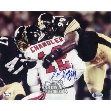 Levon Kirkland Autographed Pittsburgh Steelers 8x10 Photo - BAS COA (Blue Ink)
