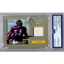 Ray Lewis 2006 Topps Turkey Red Autograph Jersey Card #TRR-RL PSA/DNA 10