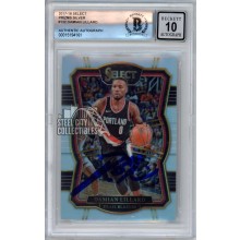 Damian Lillard 2017-18 Panini Select Silver Autograph Card #132 BAS 10