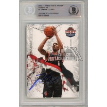 Damian Lillard 2012-13 Panini Past & Present Autograph Rookie Card #4 BAS