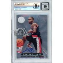 Damian Lillard 2012-13 Panini Totally Certified Autograph Rookie Card #70 BAS 10