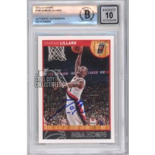 Damian Lillard 2013-14 Panini Hoops Autograph Card #106 BAS 10